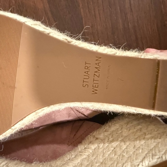 Stuart Weitzman Tan Wedge Espadrilles - Picture 6 of 6